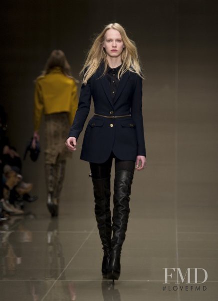 Jenny Sinkaberg featured in  the Burberry Prorsum fashion show for Autumn/Winter 2010