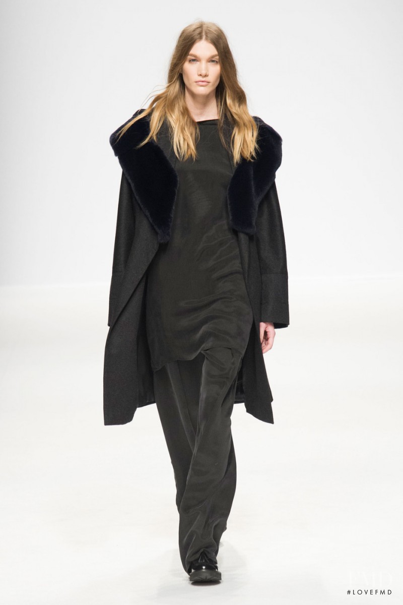 Irina Nikolaeva featured in  the Simonetta Ravizza fashion show for Autumn/Winter 2015