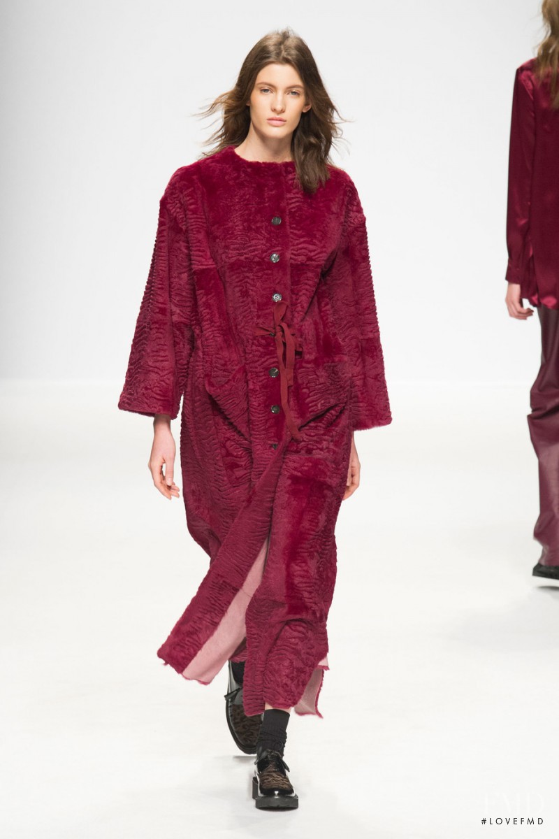 Louise Lefebure featured in  the Simonetta Ravizza fashion show for Autumn/Winter 2015