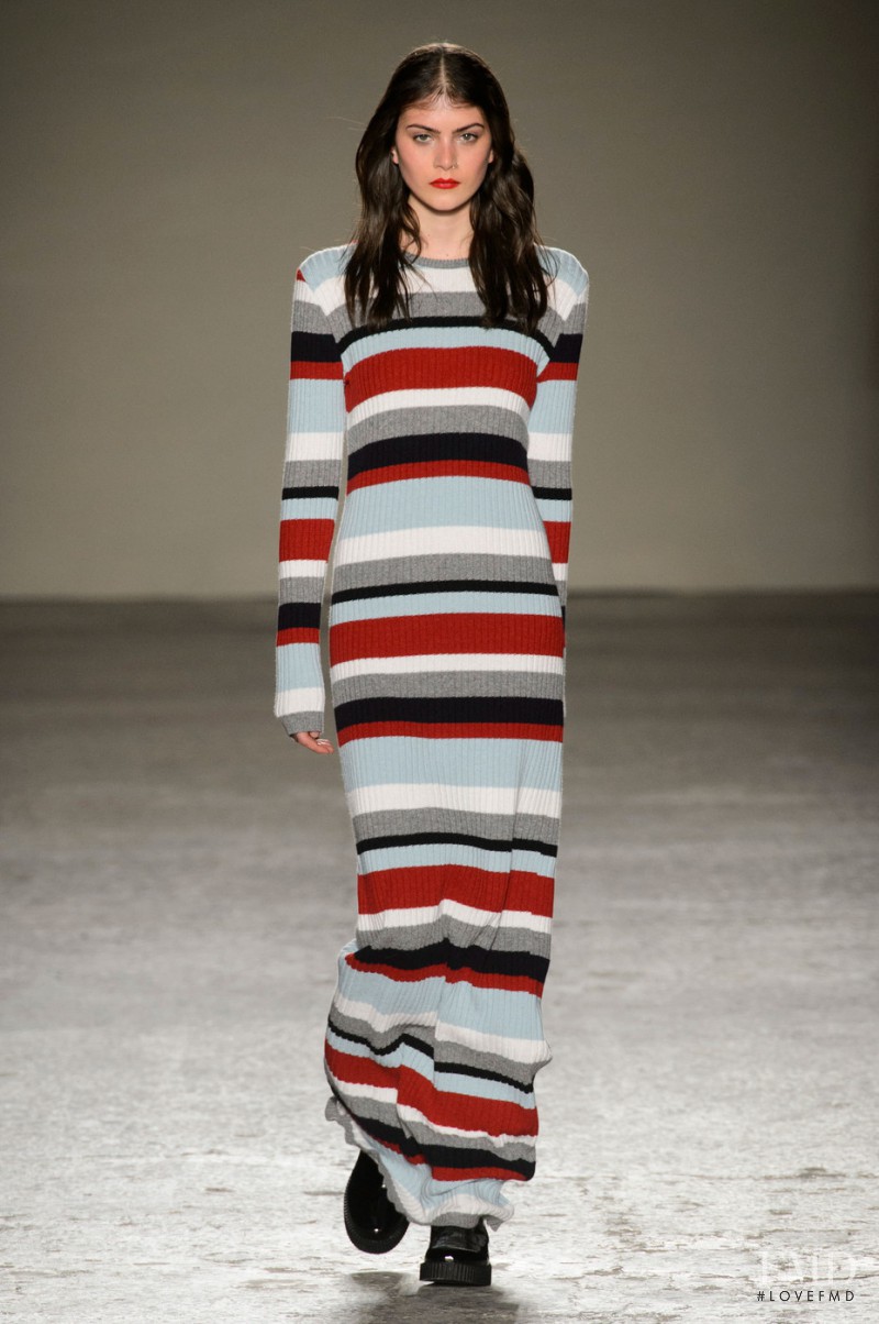 Kim Valerie Jaspers featured in  the Cristiano Burani fashion show for Autumn/Winter 2015