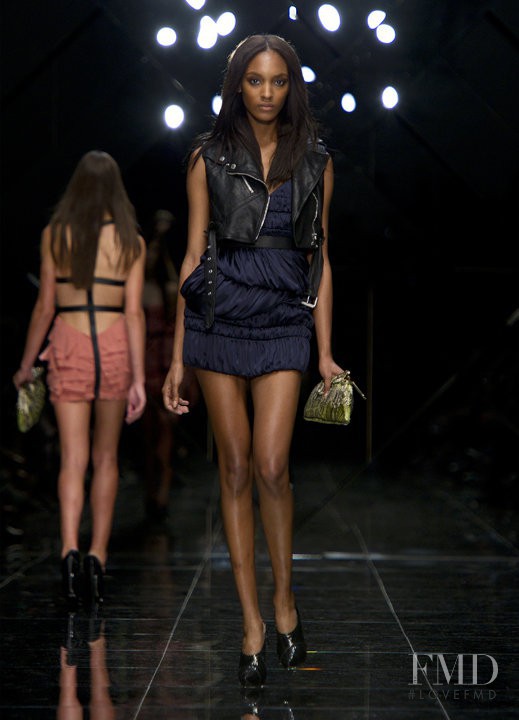 Jourdan Dunn featured in  the Burberry Prorsum fashion show for Spring/Summer 2011