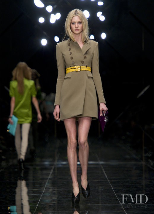 Lauren Brown featured in  the Burberry Prorsum fashion show for Spring/Summer 2011