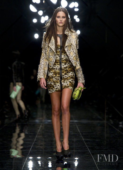 Charlotte Wiggins featured in  the Burberry Prorsum fashion show for Spring/Summer 2011
