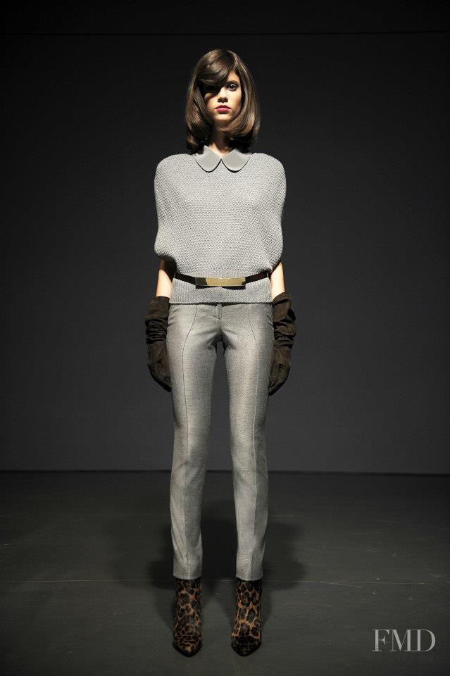 Antonina Petkovic featured in  the St. John fashion show for Autumn/Winter 2013