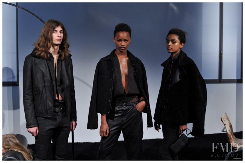 Mayowa Nicholas featured in  the Calvin Klein Jeans fashion show for Autumn/Winter 2015