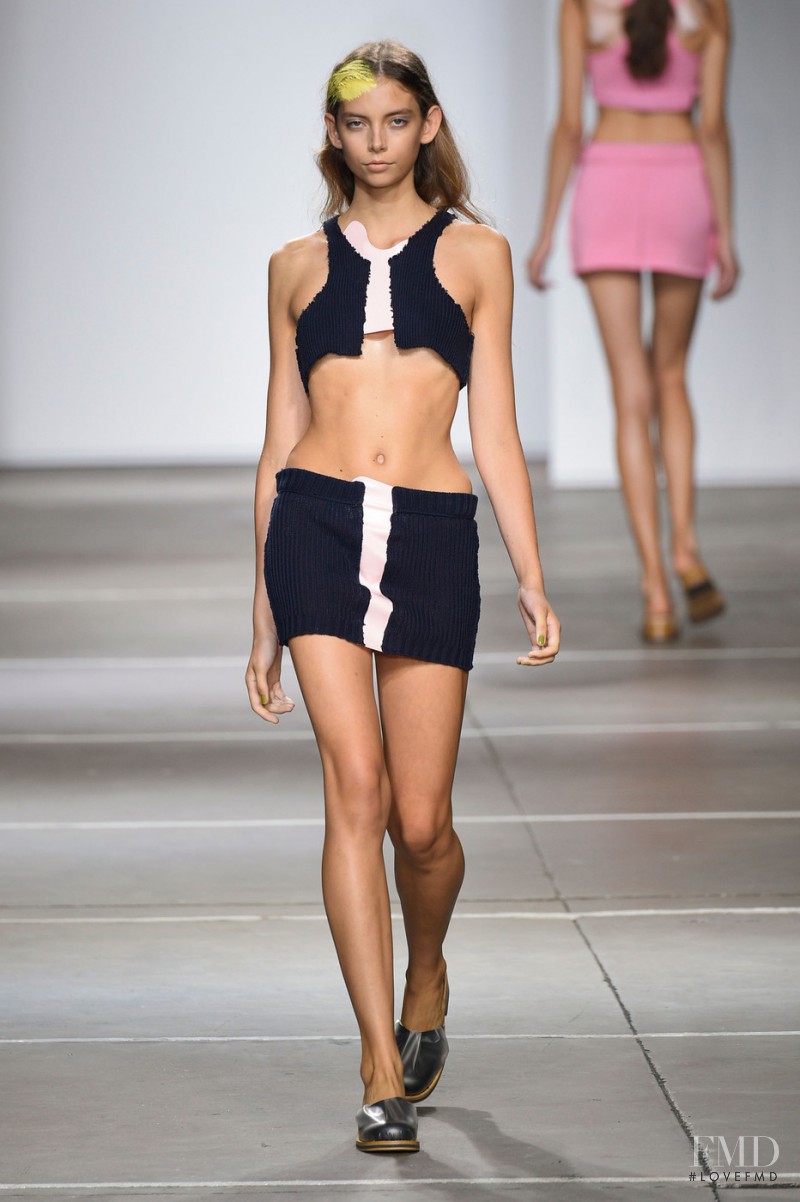 Paige Honeycutt featured in  the Fashion East fashion show for Spring/Summer 2015