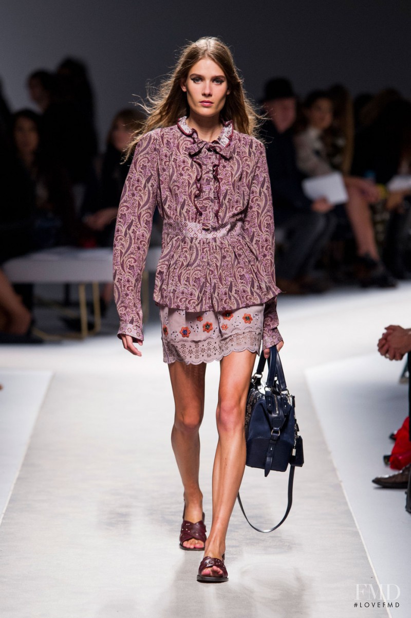 Vera Van Erp featured in  the Fay fashion show for Spring/Summer 2016