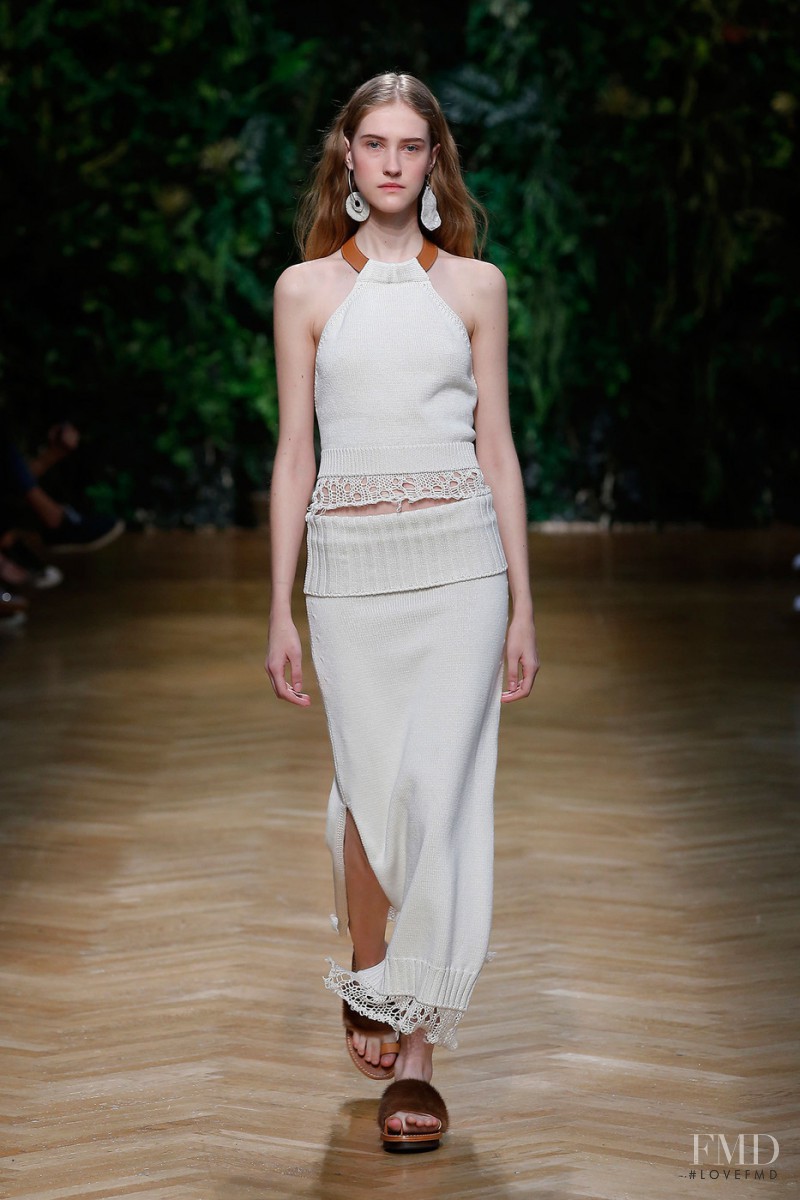 Lana Forneck featured in  the Erika Cavallini fashion show for Spring/Summer 2016