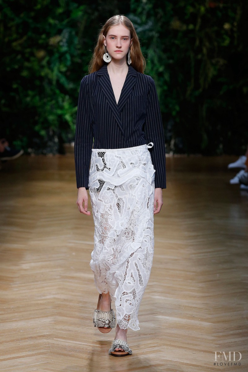 Lana Forneck featured in  the Erika Cavallini fashion show for Spring/Summer 2016