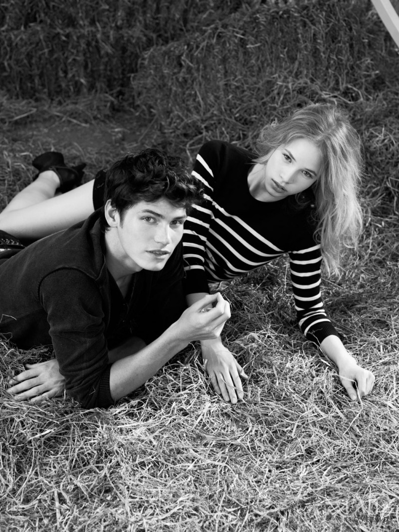 Makenzie Leigh featured in  the Pull & Bear advertisement for Spring/Summer 2010