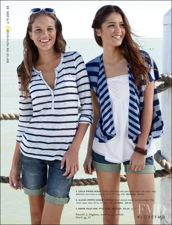 Jehane-Marie Gigi Paris featured in  the Delias catalogue for Spring/Summer 2010