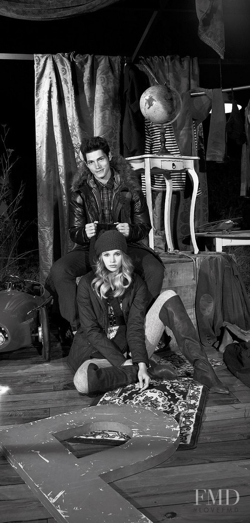 Makenzie Leigh featured in  the Pull & Bear advertisement for Autumn/Winter 2010