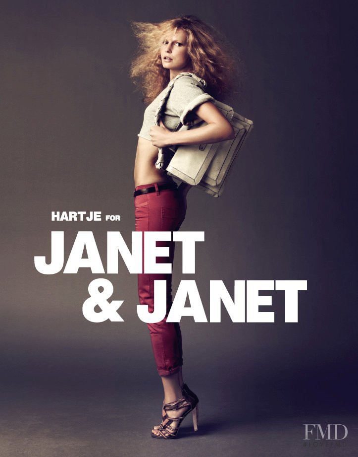 Hartje Andersen featured in  the Janet & Janet advertisement for Spring/Summer 2011