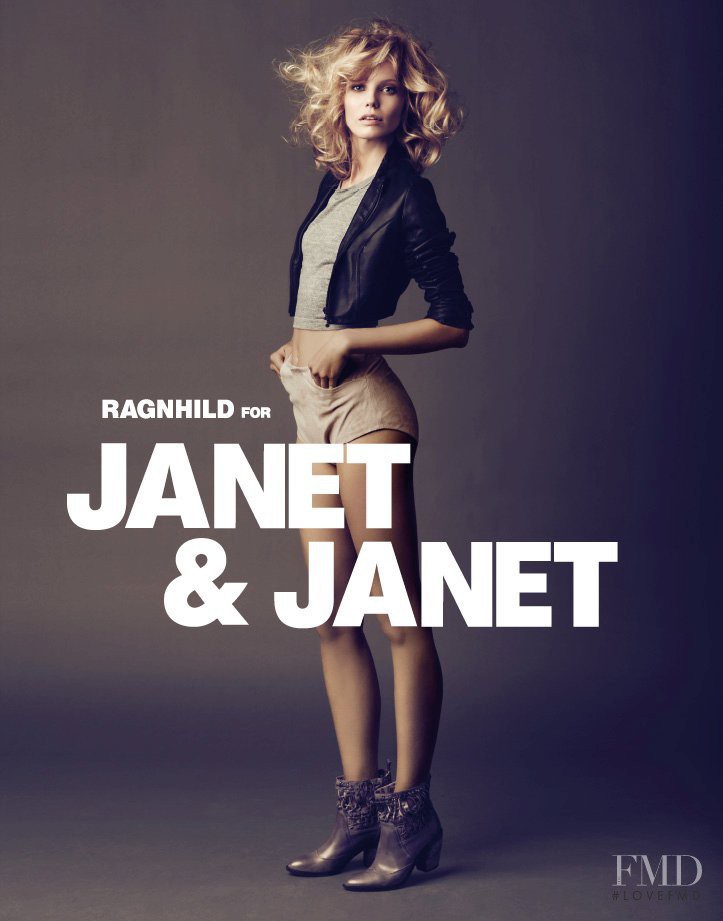 Ragnhild Jevne featured in  the Janet & Janet advertisement for Spring/Summer 2011