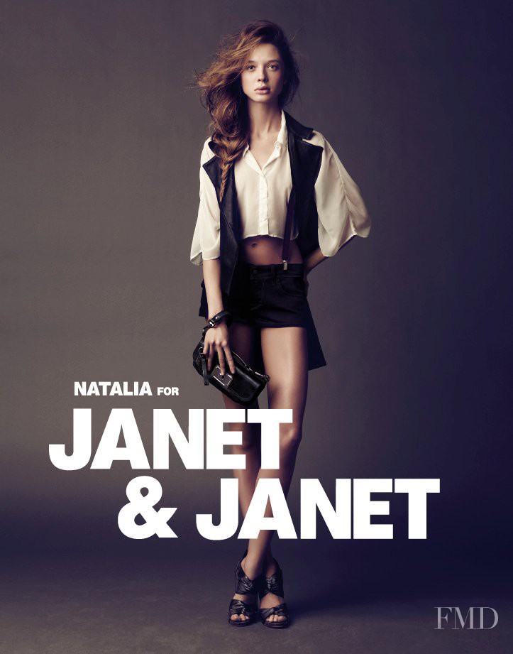 Natalia Zakharova featured in  the Janet & Janet advertisement for Spring/Summer 2011