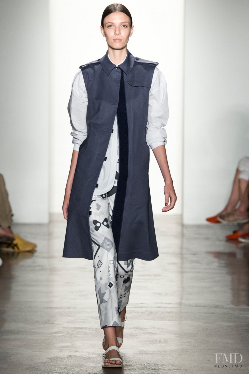 Larissa Mascarenhas featured in  the Ostwald Helgason fashion show for Spring/Summer 2015