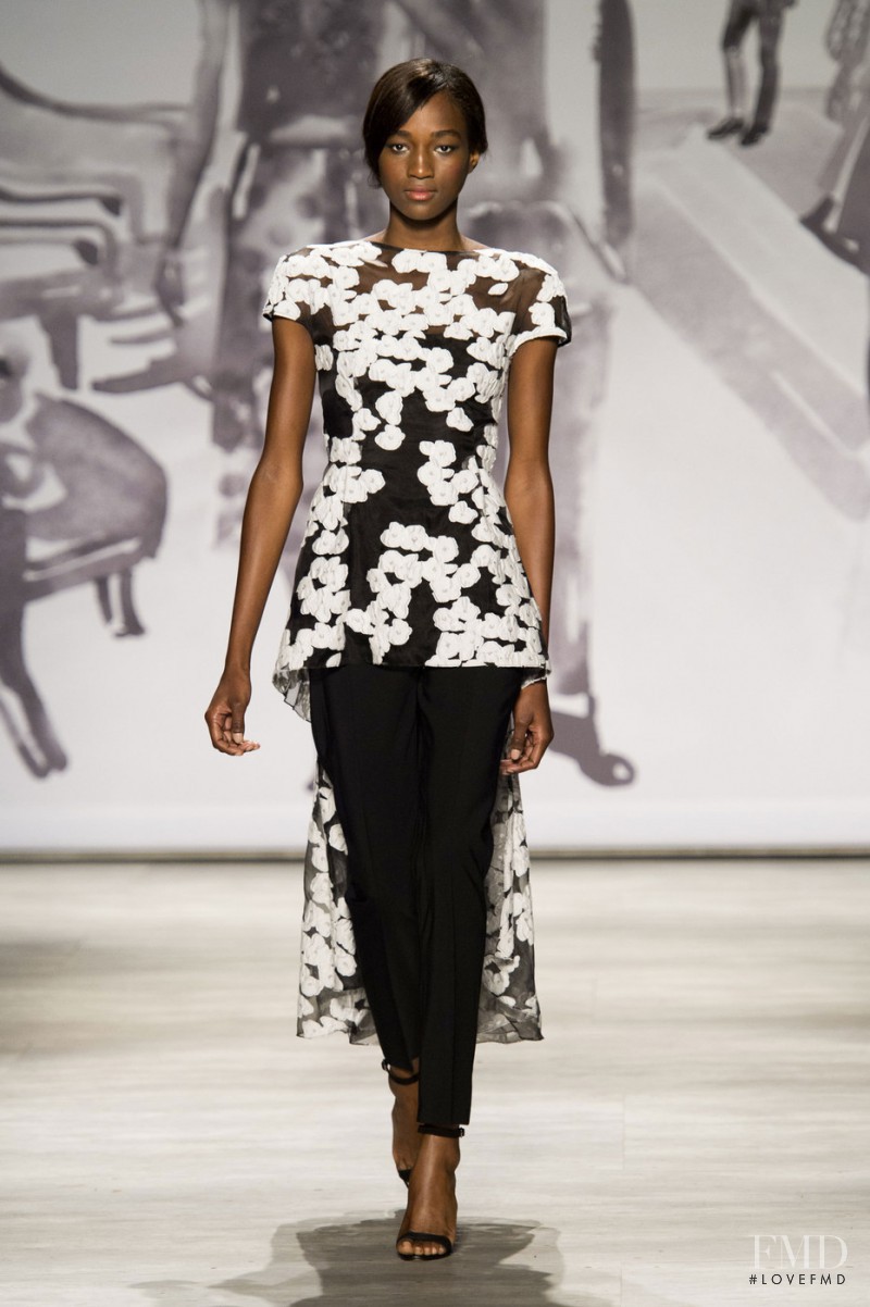 Janica Compte featured in  the Lela Rose fashion show for Spring/Summer 2015