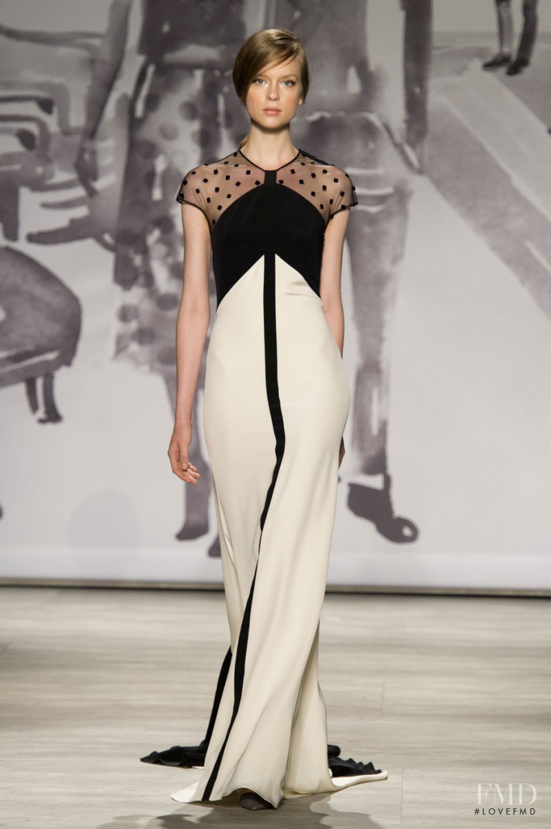 Alisha Judge featured in  the Lela Rose fashion show for Spring/Summer 2015