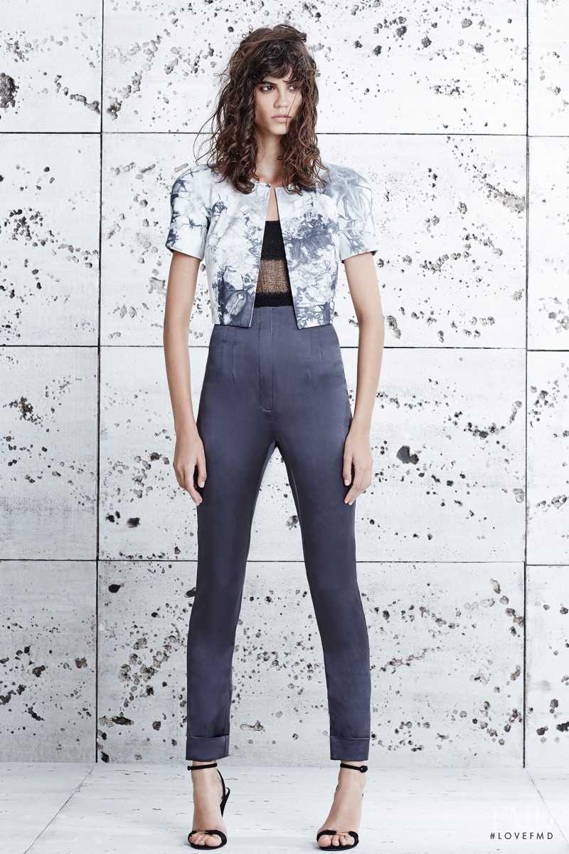 Antonina Petkovic featured in  the Pedro Del Hierro Madrid fashion show for Spring/Summer 2015