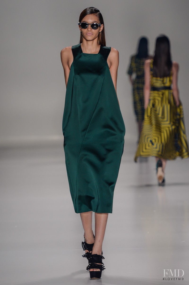 Hanne Linhares featured in  the Apartamento 03 fashion show for Autumn/Winter 2015