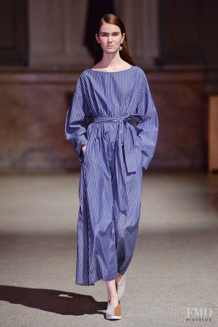Zella Christenson featured in  the Creatures of Comfort fashion show for Autumn/Winter 2015
