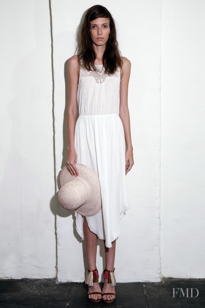 Larissa Mascarenhas featured in  the Ulla Johnson fashion show for Spring/Summer 2015