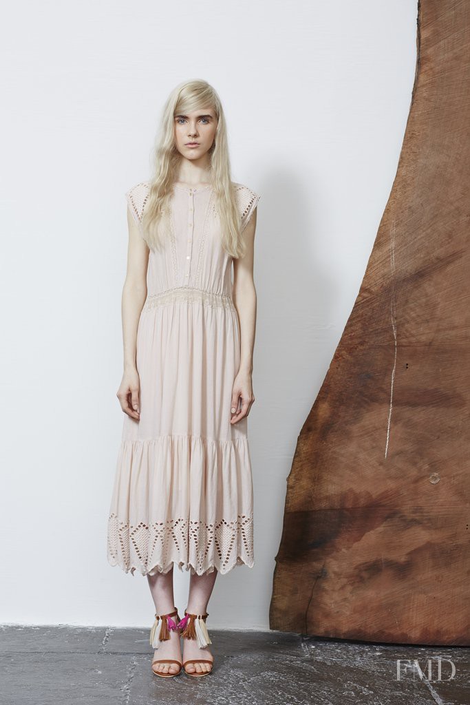 Gisele Pletzer featured in  the Ulla Johnson fashion show for Spring/Summer 2015