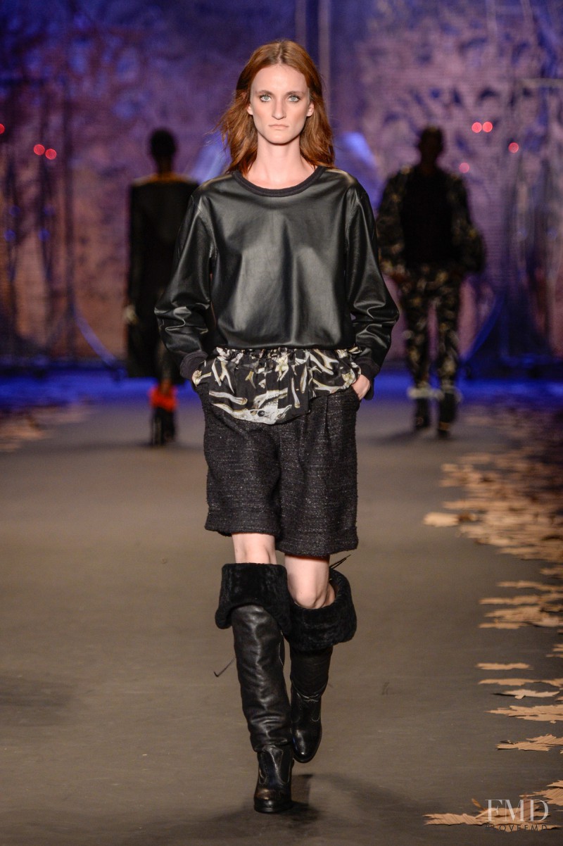 Marina Heiden featured in  the Cavalera fashion show for Autumn/Winter 2015