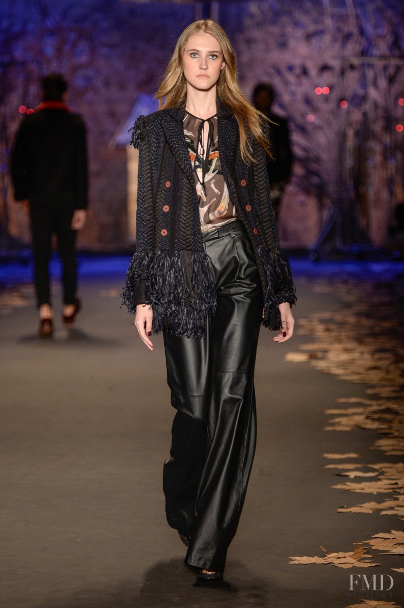 Lana Forneck featured in  the Cavalera fashion show for Autumn/Winter 2015