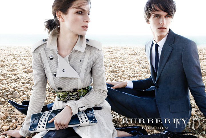 Tali Lennox featured in  the Burberry London advertisement for Spring/Summer 2011