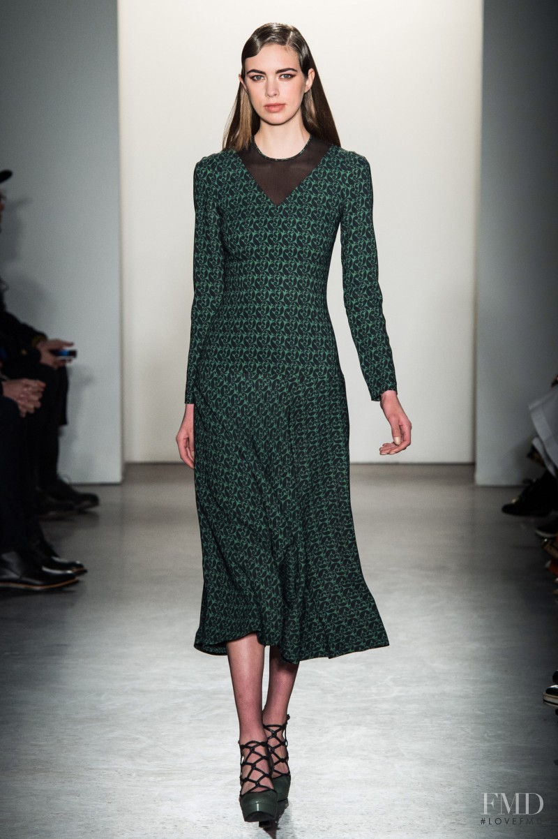 Kelsey Warman featured in  the Giulietta fashion show for Autumn/Winter 2015