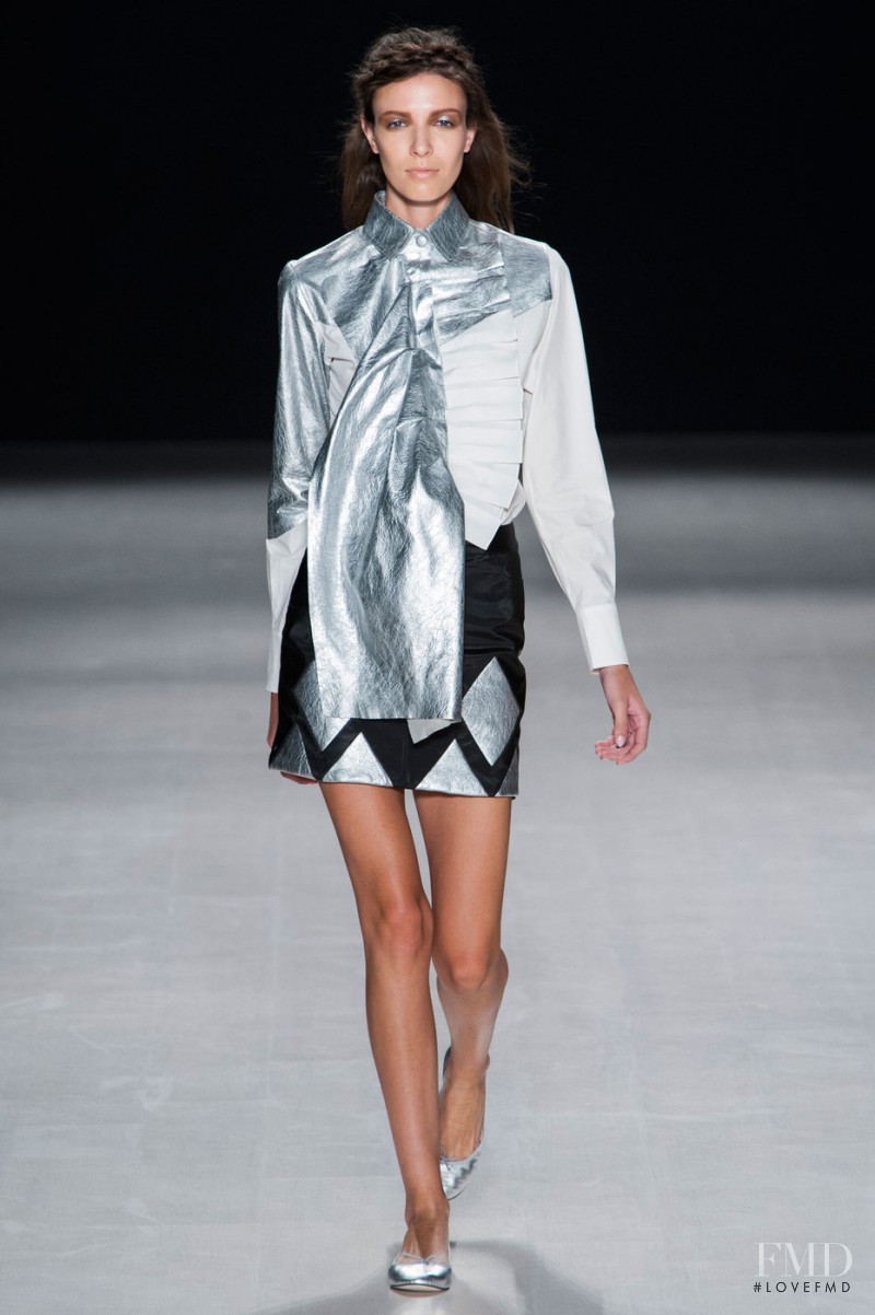 Larissa Mascarenhas featured in  the Francesca Liberatore fashion show for Autumn/Winter 2015