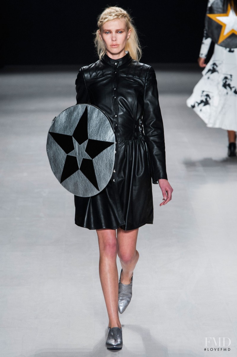 Rina Karuna featured in  the Francesca Liberatore fashion show for Autumn/Winter 2015