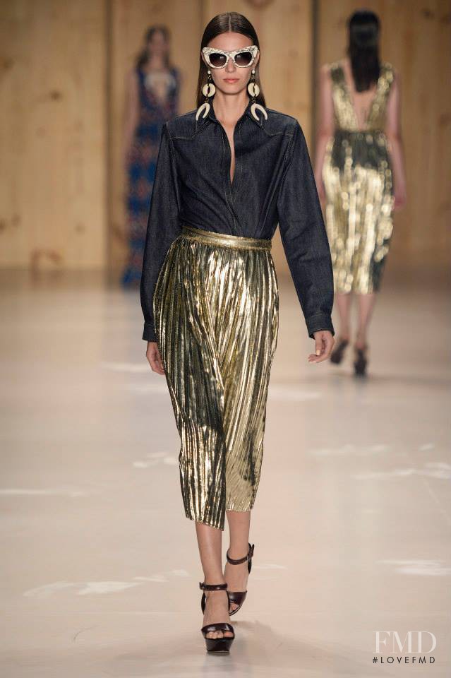 Larissa Mascarenhas featured in  the Iodice fashion show for Autumn/Winter 2015