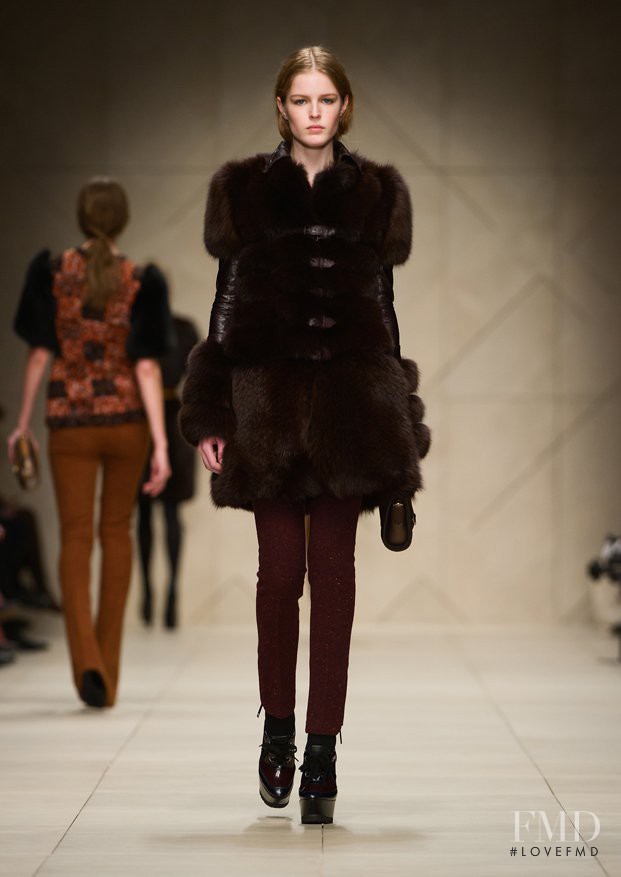 Linnea Regnander featured in  the Burberry Prorsum fashion show for Autumn/Winter 2011