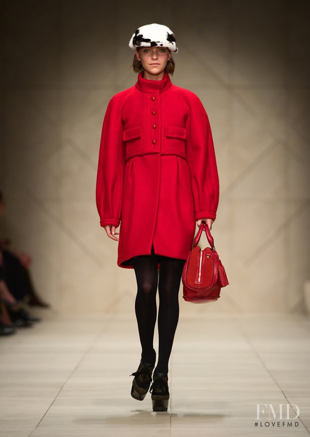 Arizona Muse featured in  the Burberry Prorsum fashion show for Autumn/Winter 2011