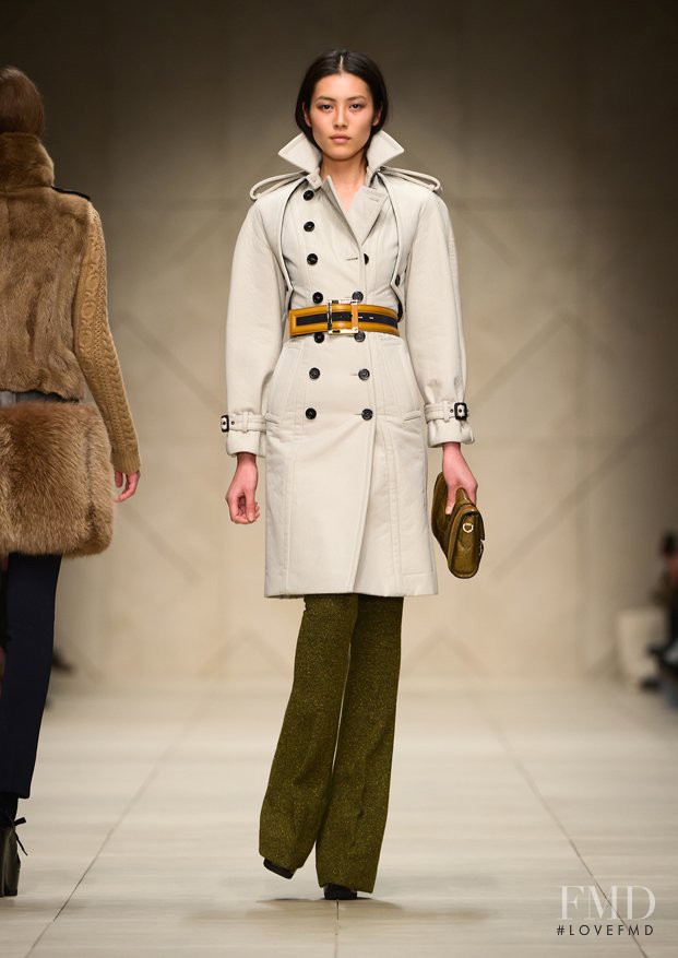 Liu Wen featured in  the Burberry Prorsum fashion show for Autumn/Winter 2011