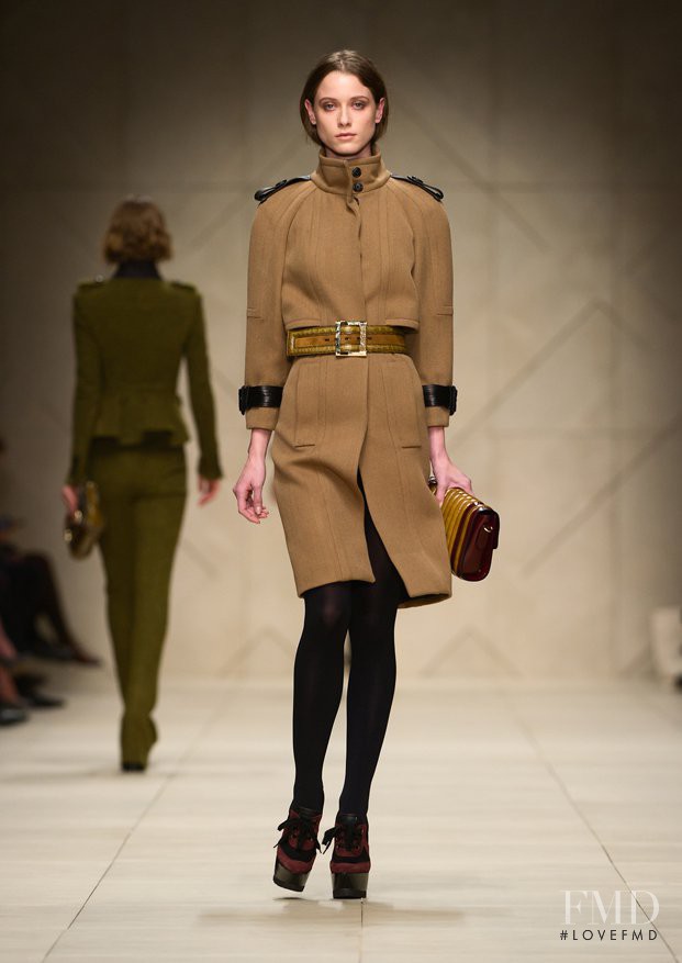 Fabiana Mayer featured in  the Burberry Prorsum fashion show for Autumn/Winter 2011