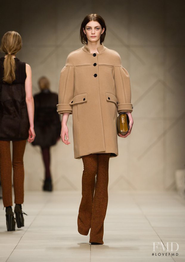 Milly Simmonds featured in  the Burberry Prorsum fashion show for Autumn/Winter 2011