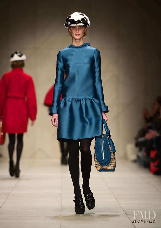 Lindsay Lullman featured in  the Burberry Prorsum fashion show for Autumn/Winter 2011