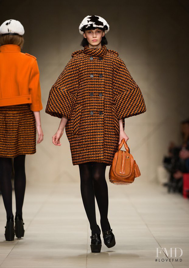 Ranya Mordanova featured in  the Burberry Prorsum fashion show for Autumn/Winter 2011