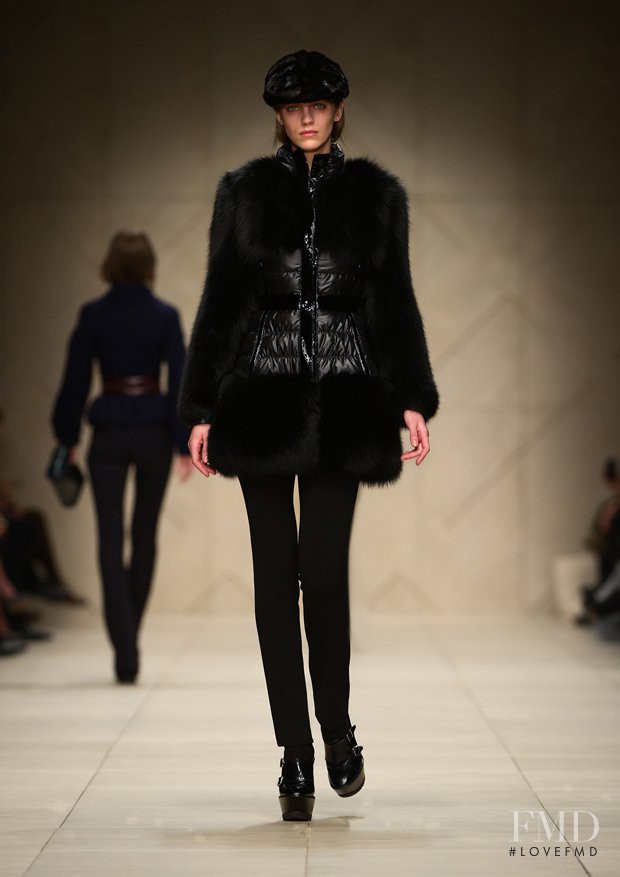 Samantha Gradoville featured in  the Burberry Prorsum fashion show for Autumn/Winter 2011