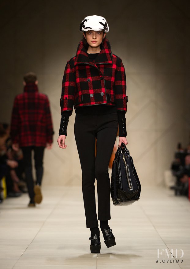 Fei Fei Sun featured in  the Burberry Prorsum fashion show for Autumn/Winter 2011