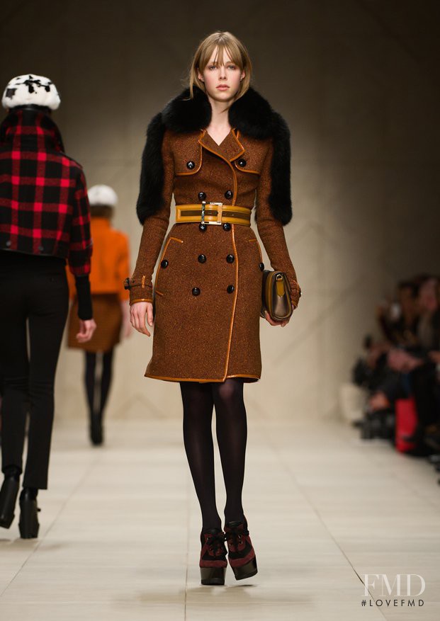 Edie Campbell featured in  the Burberry Prorsum fashion show for Autumn/Winter 2011