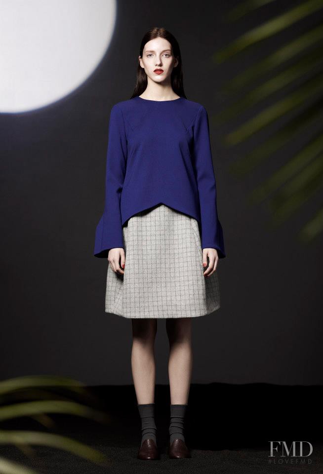 Iris Egbers featured in  the Araks fashion show for Autumn/Winter 2013