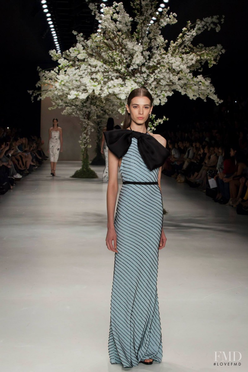 Jaque Cantelli featured in  the Acquastudio fashion show for Spring/Summer 2016