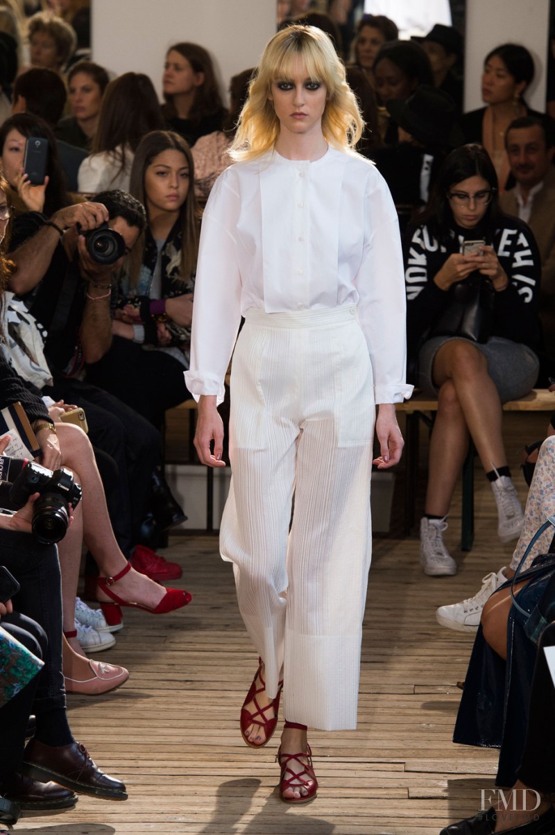 Frances Coombe featured in  the Maison Rabih Kayrouz fashion show for Spring/Summer 2016