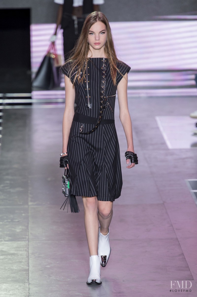 Estella Boersma featured in  the Louis Vuitton fashion show for Spring/Summer 2016