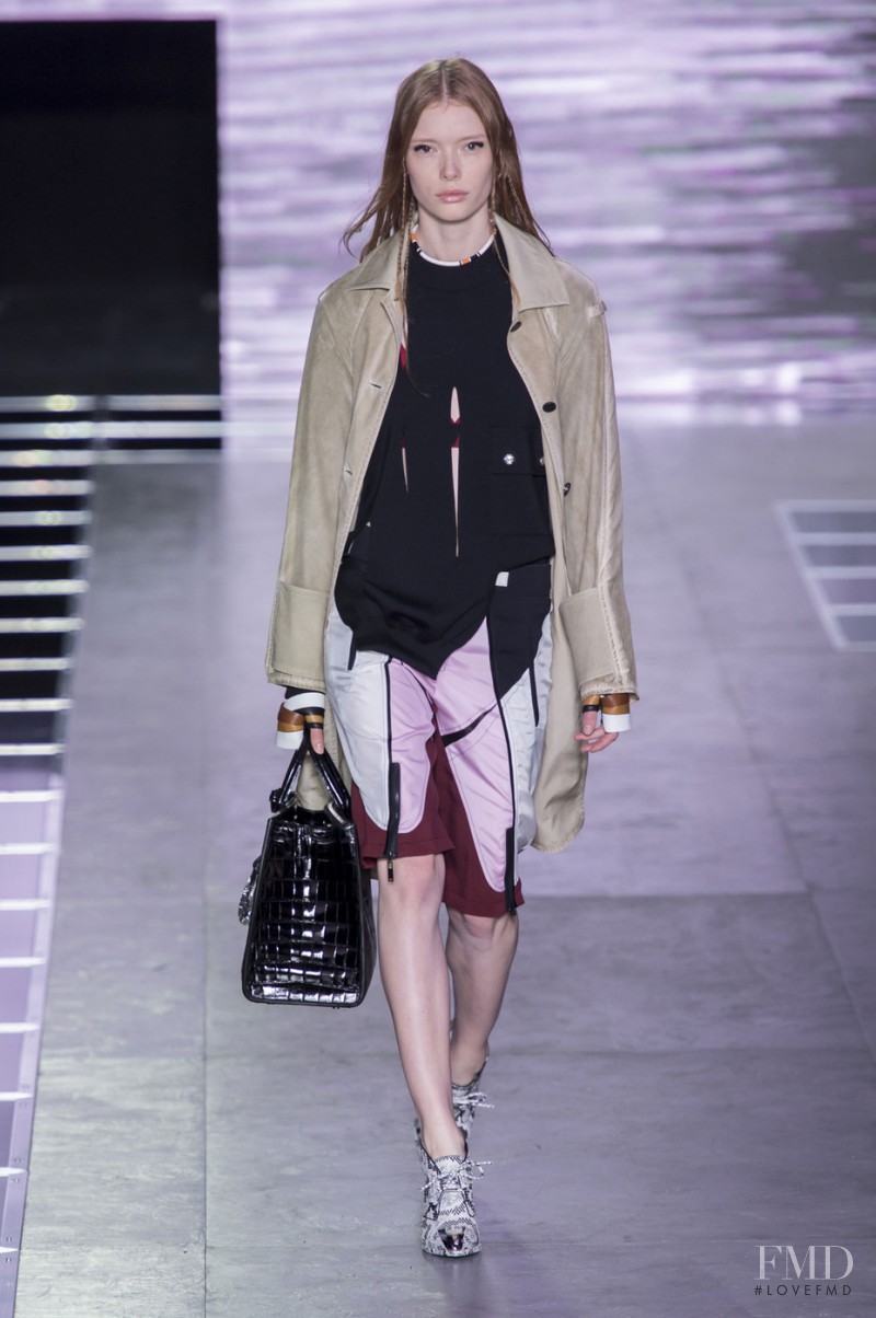 Julia Hafstrom featured in  the Louis Vuitton fashion show for Spring/Summer 2016