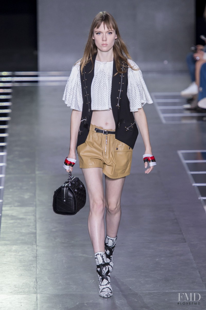Kiki Willems featured in  the Louis Vuitton fashion show for Spring/Summer 2016